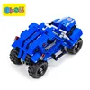 Develop children's emotional intelligence educational style toys 388 pcs building block car