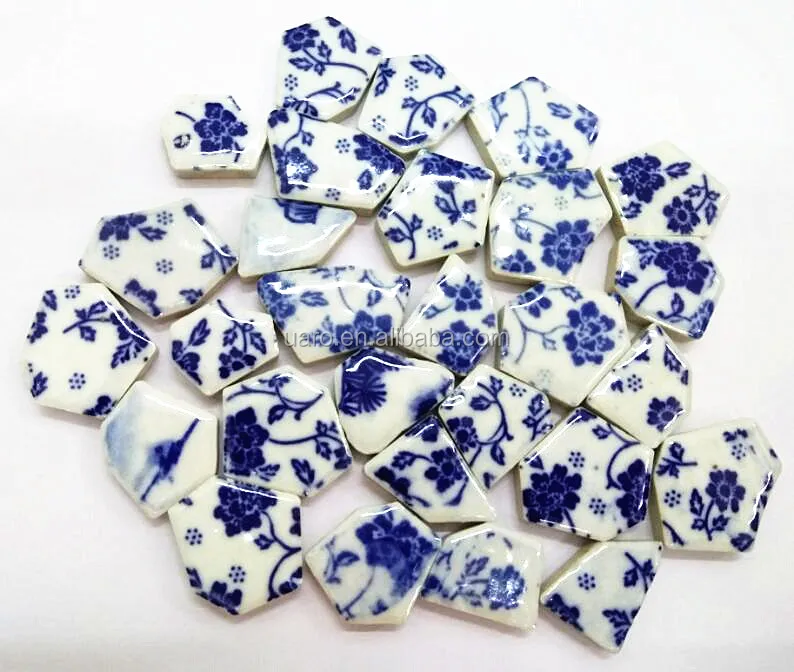 Popular glazed Irregular shaped cheap polished porcelain tile