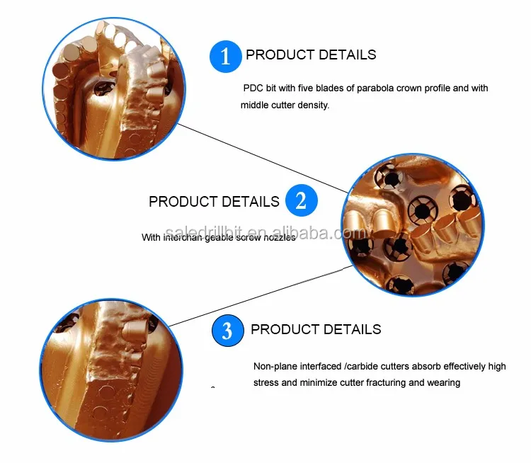 Steel body pdc bit for oil well drilling hard rock tools equipment.jpg