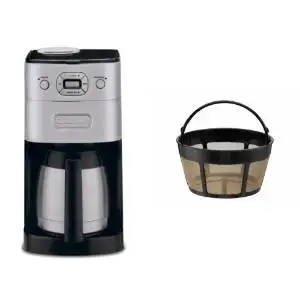 Cuisinart DGB-650BC Grind-and-Brew Thermal 10-Cup Automatic Coffeemaker and Filter Bundle