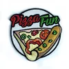 "Game Night" Pizza Cooking Drawing Embroidery clothing Letter Patch