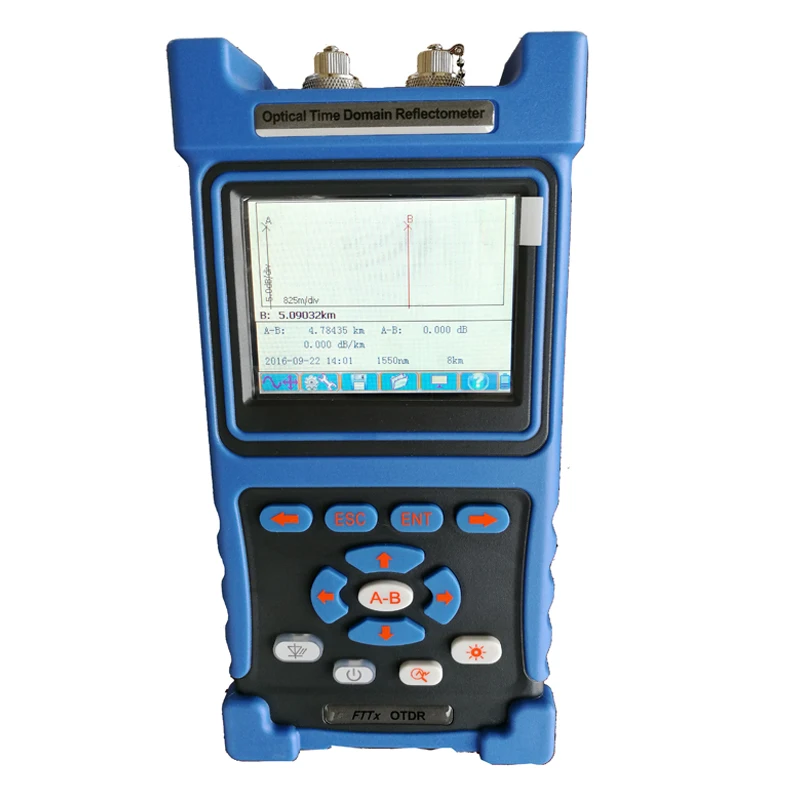 1310/1550nm 32/30db Handheld Mini Otdr With Touch Screen And Vfl And