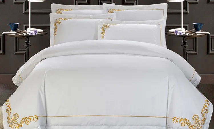 Embroidery Design Egyptian Cotton Bed Linen Bedding Set Embroidery Design Egyptian Cotton Bed Linen Bedding Set