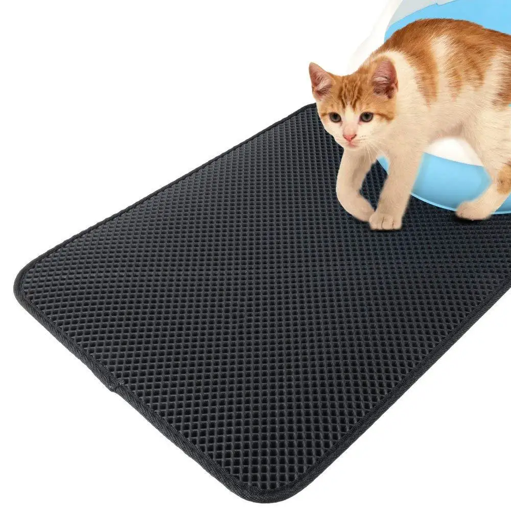 Waterproof Cat Litter Trapper Catcher Mat Kitten Litter Box Purr Pad Trash Can Trap Blackhole