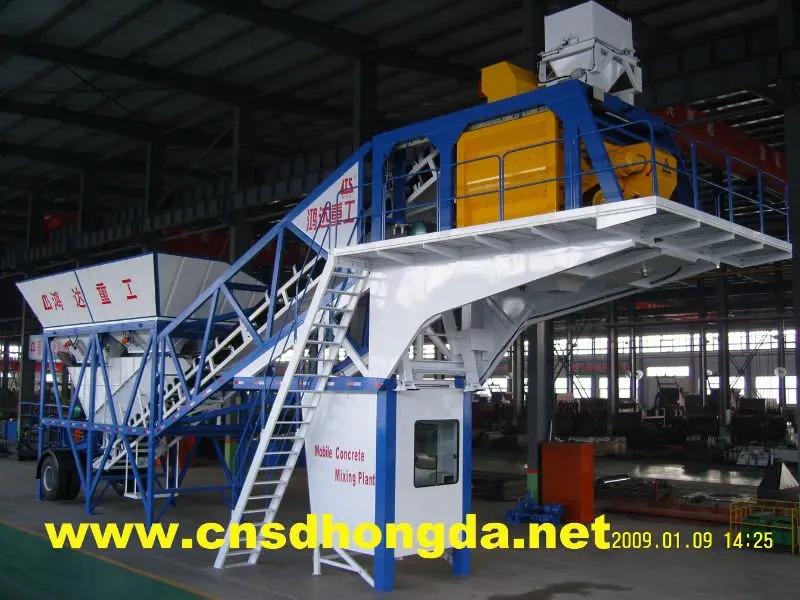 Mobile Concrete Mixing Plant