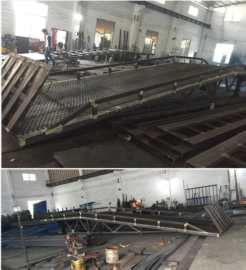 8000kg hot sale warehouse mobile dock ramp/container unloading system