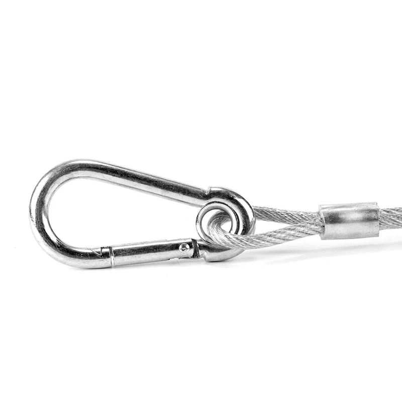 Stainless Steel Zinc Plated Safety Snap Hook With Eyelet Rigging Wire Rope Snap Hook
