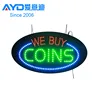 Aliexpress Outdoor Advertising Custom Blink We Buy Coins Open Display LED Price Sign for Advertising