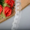 new pattern net lace custom imported heavy lace Embroidery trims wedding style trimming