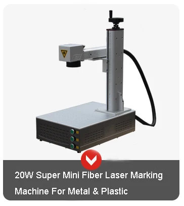 Raycus 20W Desktop Fiber Laser Marking Machine With Win10 Computer and Display