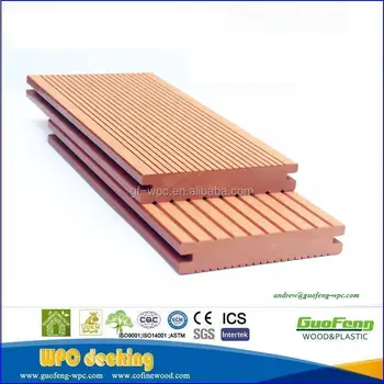 Wood Plastic Tongue And Groove Flooring Plastic Outdoor Decking