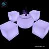 IP65 flashing LED coffee Table with plastic casing home furniture