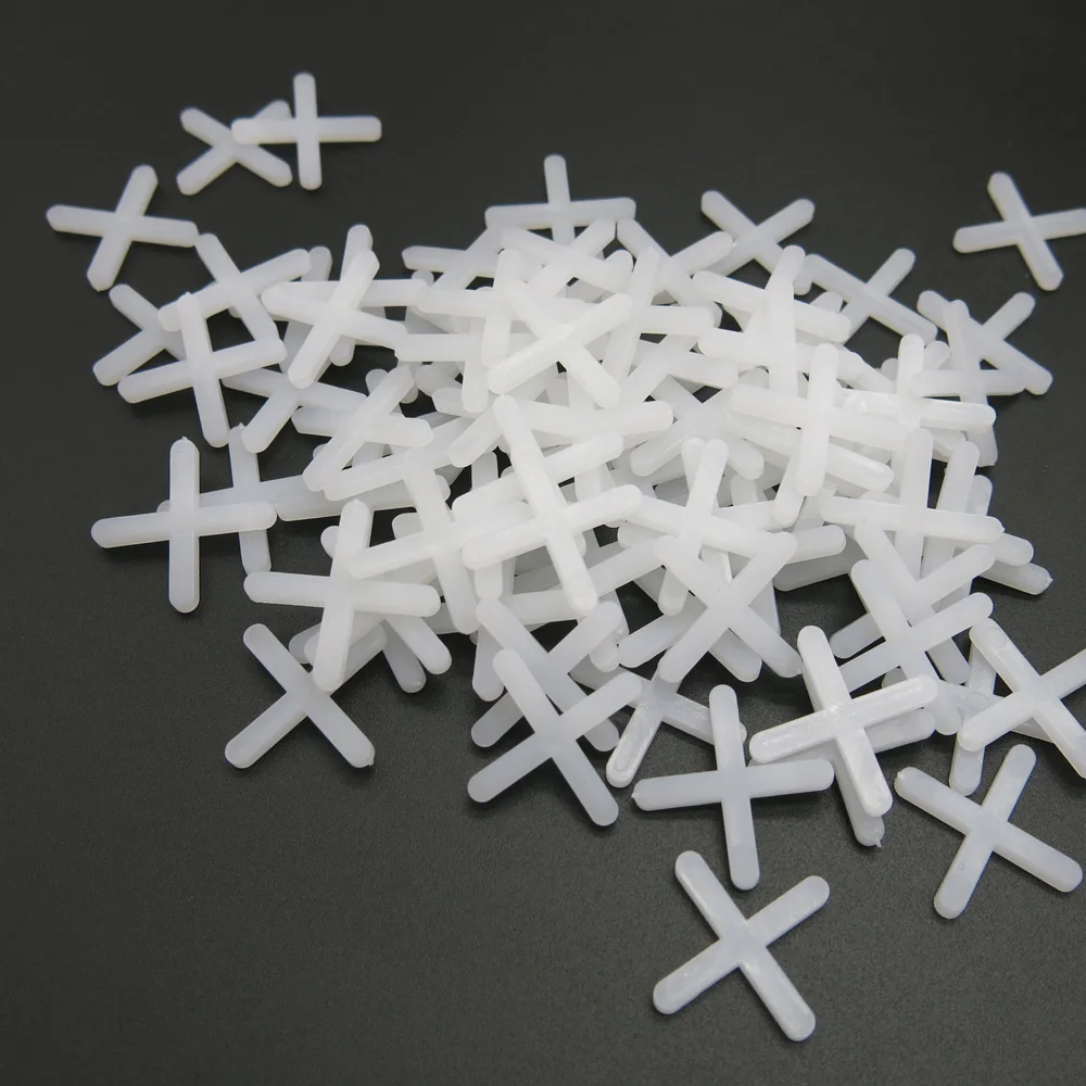 100pcs 2.0mm Tile Spacers Tile Leveling System Tile Spacers On Flooring