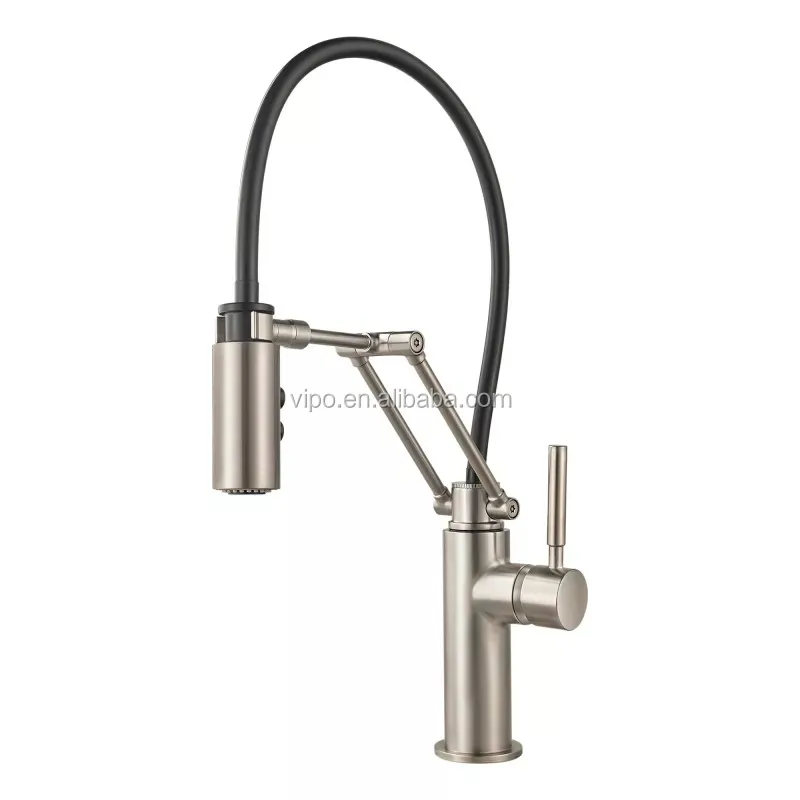 Pull Down Articulating Kitchen Faucet With Magnetic Docking Spray Head   HTB1S20pQXXXXXXzXpXXq6xXFXXXH 