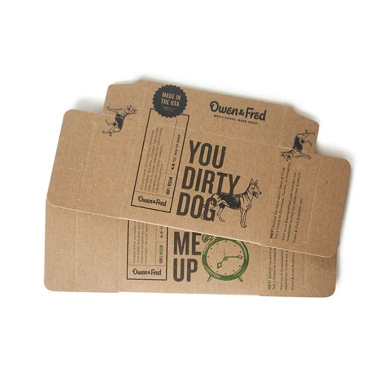 Pantone Color Printed Cardboard Kraft Paper Packaging Presentation Gift