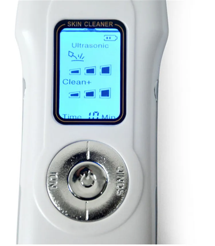 3 in 1 Cordless Ion EMS Ultrasonic Peeling Skin Scrubber Facial Machine