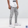 mens sweat pants slim joggers wholesale zipped cuffs zip side pockets mens joggers