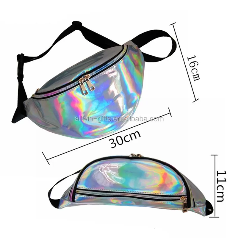 Wholesale Waterproof Leather Waist Bag Neon Holographic Fanny Pack Ladies - Buy Fanny Pack ...