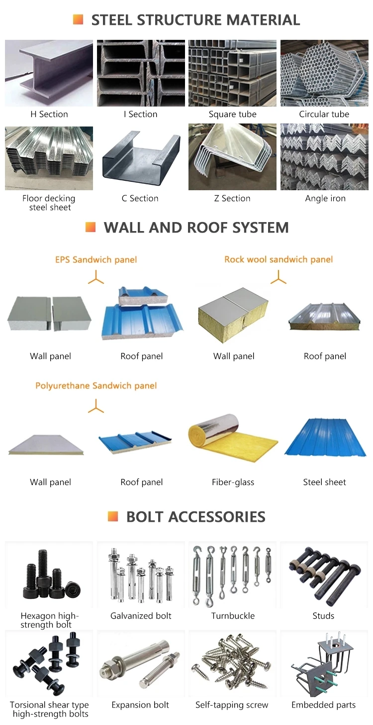 Free Design Steel Structure Warehouse Prefabricated Steel Structure ...