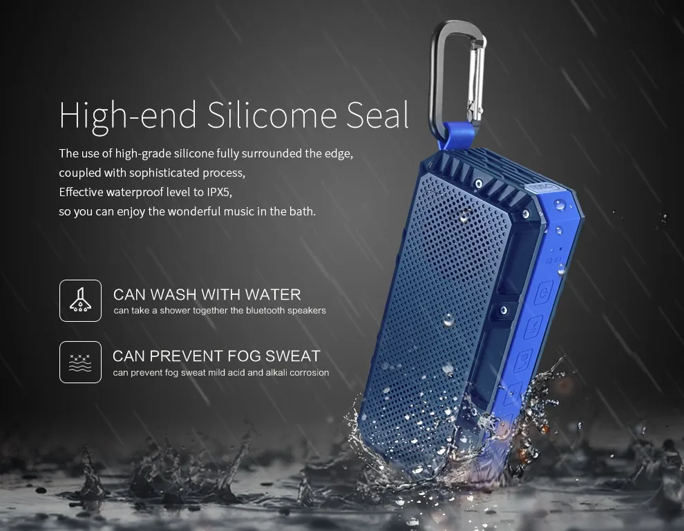 Fashionable Newly Design Portable Speaker Bluetooth Waterproof - ANKUX.COM