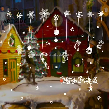 removable adhesive wall sticker white frozen snowflakes vinyl art decal sticker christmas window stickers - Christmas Window Stickers removable adhesive wall sticker white frozen snowflakes vinyl art decal sticker christmas window stickers - Christmas Window Stickers