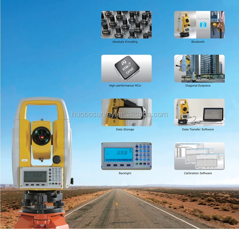 Intelligent Powerful Total Station with Compact & Lightweight Design