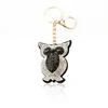 Corporate Promotion Gifts Owl Animal Keychain / PU Key Ring / Metal Key Holder