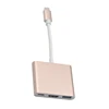 Best sell Aluminum alloy 3 in 1 1080P USB 3.1-C HUB adapter to hdmi usb3.0 type c converter