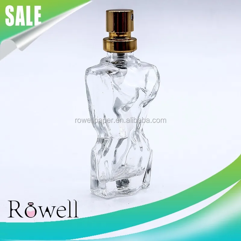 Unique Women Body Shape Perfume Glass Bottle 15ml Empty Fragrance