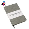 Custom hardcover color inner sheets diary luxury address notepad with book jacket