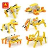 Creative Designs Educational Blocks Toys The Robotic Turtle Power Machinery Toys For Children