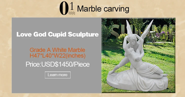  Stone Life Size Angel Statues