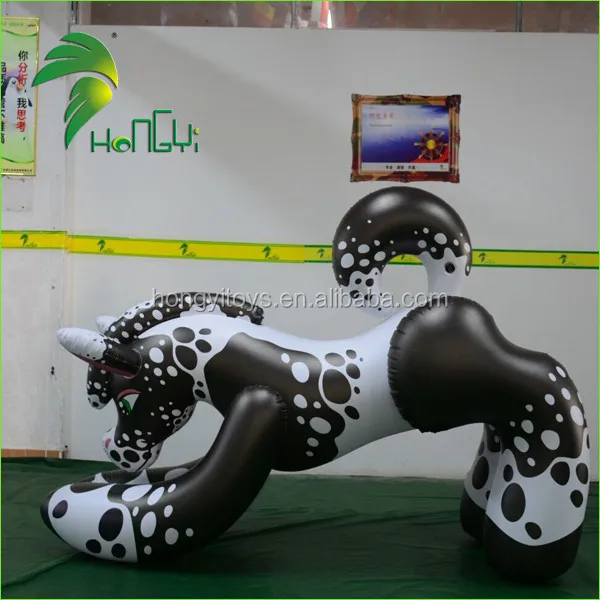 Customized Pvc Inflatable Wolf / Inflatable Animal Toys For Advertising