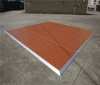 Easy to move dance floor for sale used/ folding portable stage system/ wooden stage portable