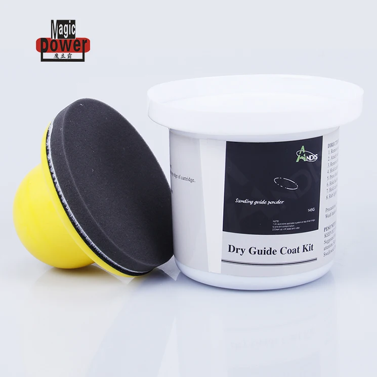 145g Black Carbon Dry Guide Coat Sanding Powder For Car Paint Preparing