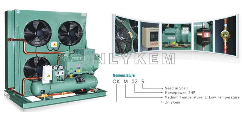 Bitzer Compressor Semi Hermetic Condensing Units - Buy Semi Hermetic