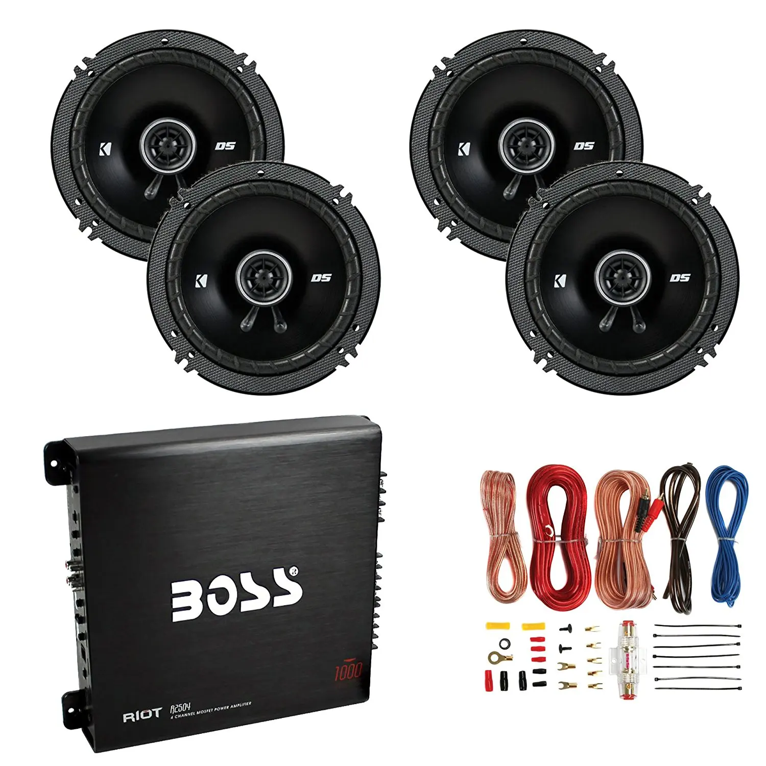 MEMPHIS MXABMC2 CHROME 3/" SPEAKERS AMPLIFIER MARINE BOAT MOTORCYLE ATV UTV NEW