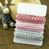 Retail packaging colored twisted cotton rope twine spool