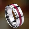 jewelry for men nickel free best price red tungsten rings with prompt delivery paypal