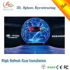 HD LED Spherical LED Display/flexible spherical led sphere display