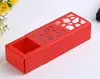 Creative white cardboard Macarons four-color short hollow box