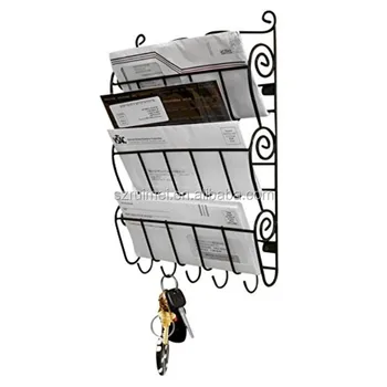 office key holder. 3 tier office kitchen wall mount organizer letter rack and key holder ,