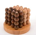 Wooden 3D Puzzle Jigsaw Toys For Children Kids Cartoon Intelligence Educational Toy