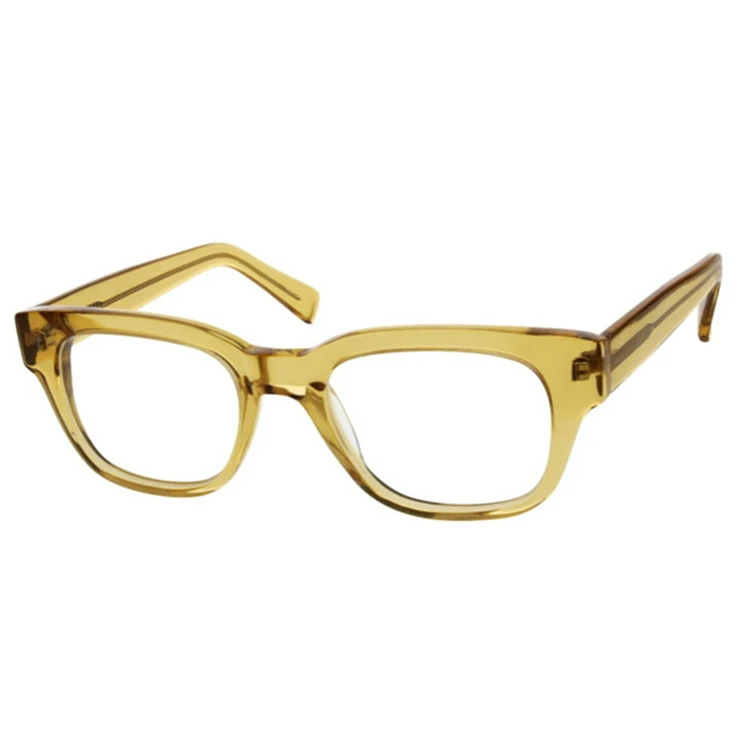 Hot Selling Customized Traveller Style Yellow Frame Rim Glasses - Buy ...