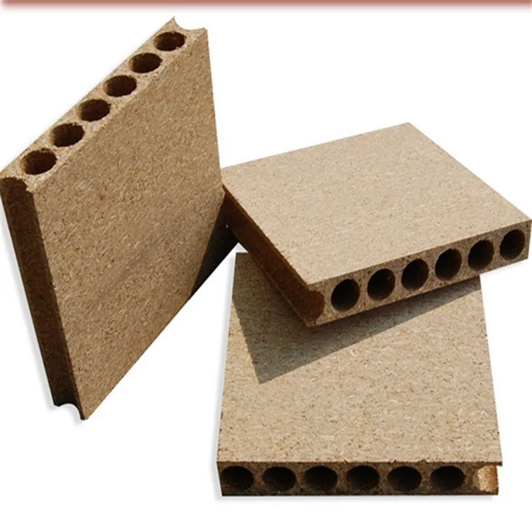 lowest price door usage tubular chipboard door core with holes