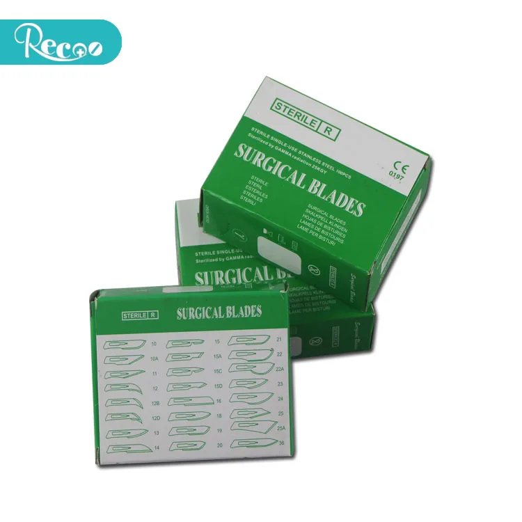 Disposable Sterile Surgical Scalpel Blades Knife #10 #11 #12 #15