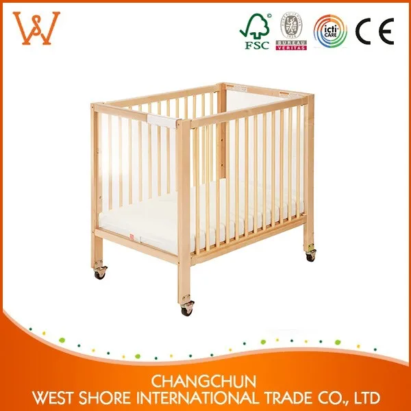 Factory Hot Sale Kid Daycare Bedroom Furniture Wooden Baby Crib