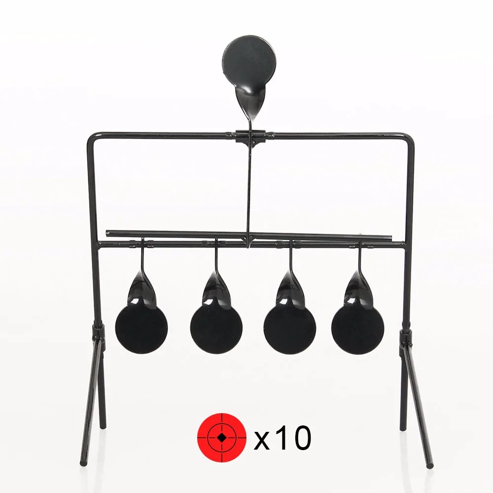 Airsoft Rifle Hunting Accessories Gun Target 4 Targets Automatic Reset