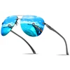 S8007 Unisex classic polarizing series eyewear spring aluminum magnesium legs sunglasses