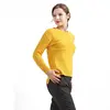 Factory Supply Simple Design Ladies Winter Warm Turmeric Cashmere Sweater